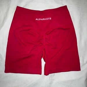 Alphalete Amplify Shorts - Hot Pink OG SCRUNCH